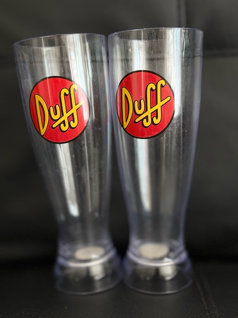 The Simpsons Plastic Duff Beer Cups set of 2